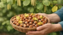 Haselnussstrauch im Garten: so klappt Bestäubung, Ernte und Lagerung