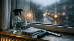 Fenster putzen im Winter: der Glycerin-Trick gegen Schlieren und Beschlag