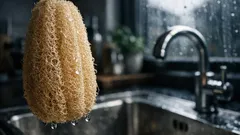 Küchenschwamm voller Keime? Warum ein Luffa-Schwamm in der Küche oft besser trocknet