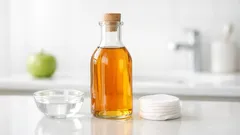 Apfelessig im Gesicht: so wirkt der Küchen-Toner gegen fahlen Teint und feine Linien