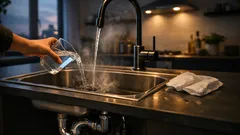 Abflussgeruch nach dem Urlaub: Warum die Küchenspüle stinkt und wie du es in 2 Minuten verhinderst