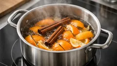 Simmer pot mit Orangenschalen und Zimt: So duftet deine Wohnung in 15 Minuten wie Zuhause